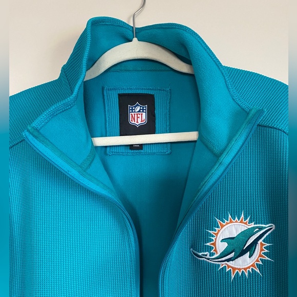 NFL Dolphins zip up jacket - Picture 4 of 5